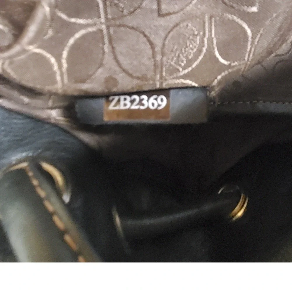 Fossil Y2K Hobo Patchwork Leather Suede Bag Brown Black Bronze Metallic M